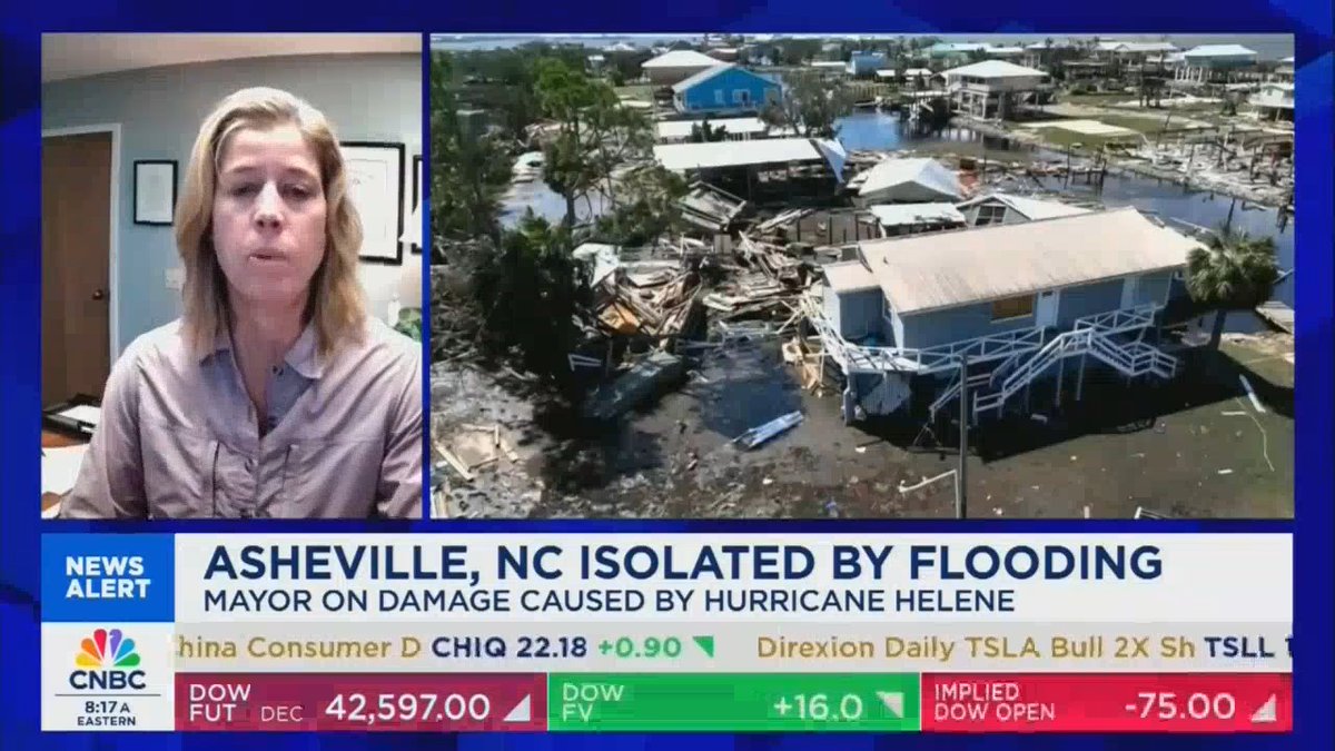 Asheville, NC Mayor Manheimer: We have support from the federal government. It's all-hands-on-deck, and it is a well-coordinated effort