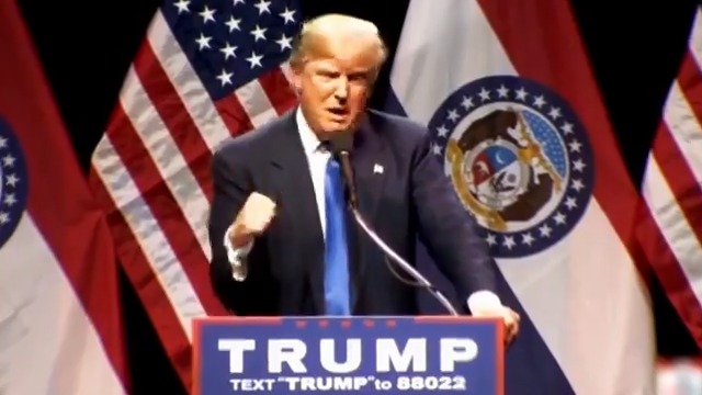 In this election, there's only one candidate who has ever used violent rhetoric, and their name is Donald Trump.