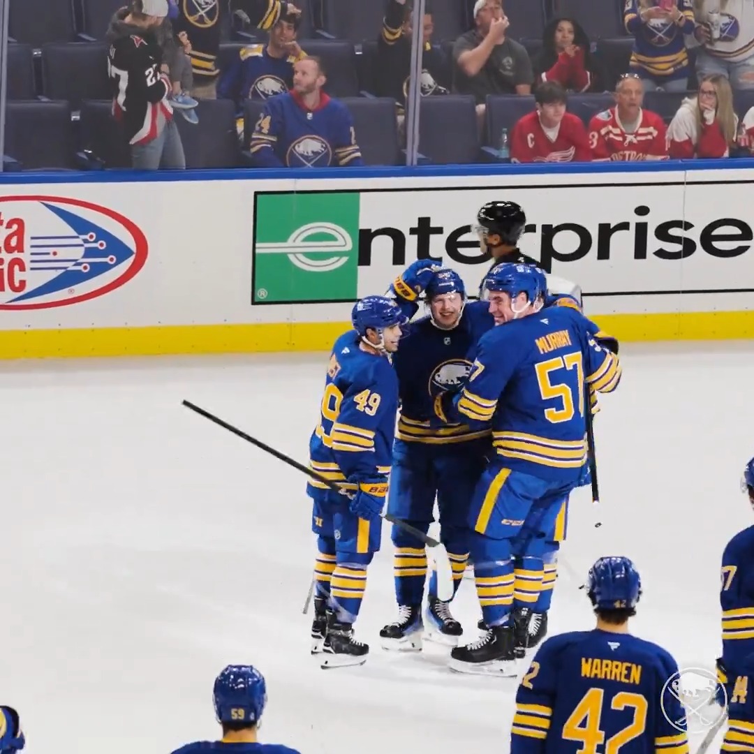 Konsta Helenius wins it in overtime‼️ #LetsGoBuffalo