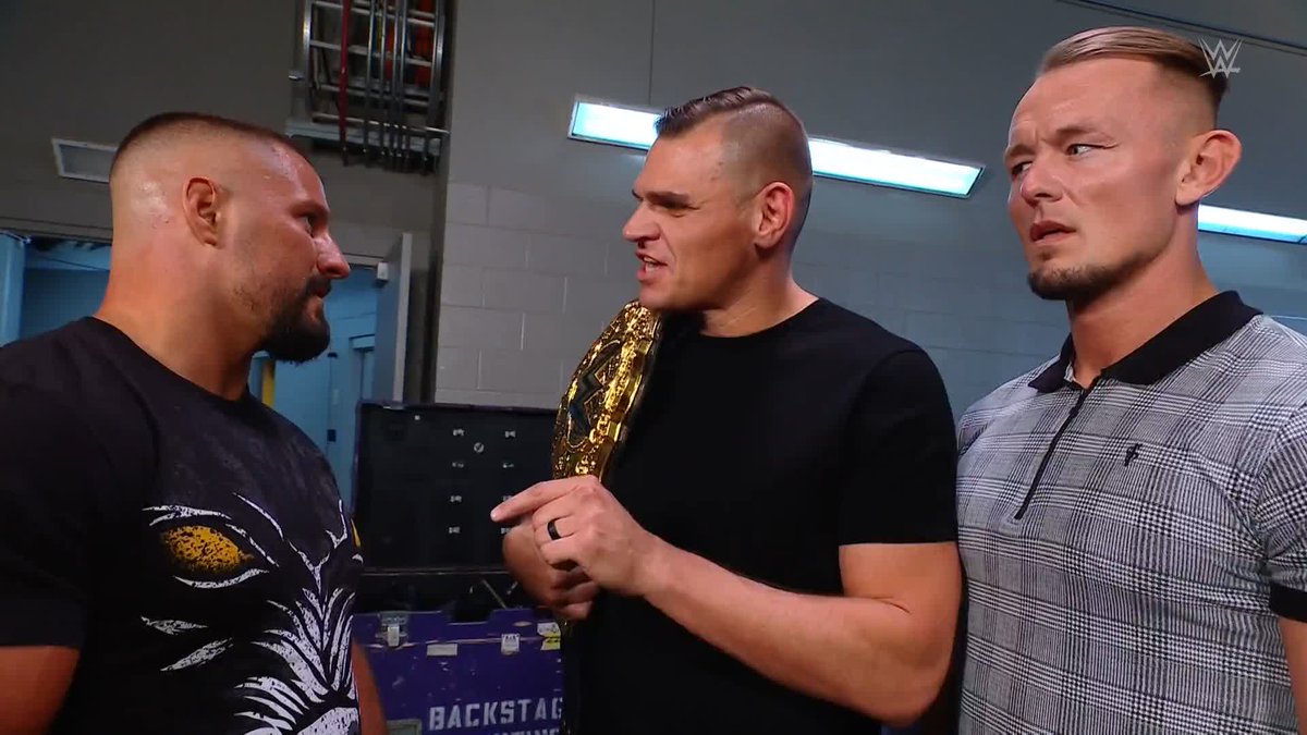 "You'll see sooner than you think." Looks like Bronson Steiner has his eyes on GUNTHER's World Heavyweight Championship... 👀 #WWERaw