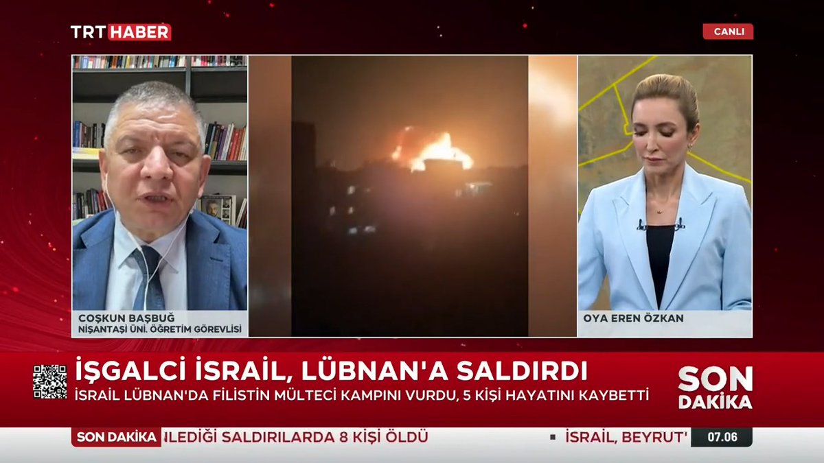 "Harita yavaş yavaş şekillenmeye başladı. Gazze'yle başlayan hikaye bir anda Lübnan'a, oradan Suriye'ye, oradan Irak'a sıçramış oldu. Bu tesadüf mü yoksa bir senaryo gereği uygulanan hadise mi? Bunu iyi düşünmek lazım." Coşkun Başbuğ – Nişantaşı Üniversitesi Öğretim Üyesi