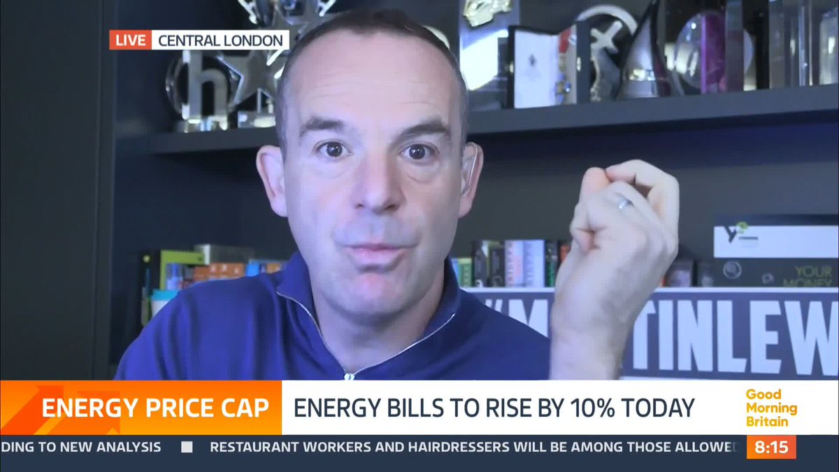 'You really shouldn't be on the price cap right now.' Martin Lewis explains how you could save money by coming off of the energy price cap as prices increase.