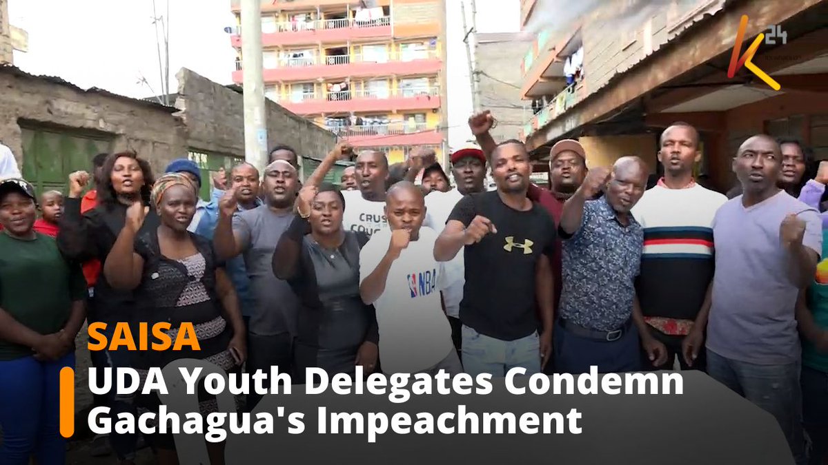 UDA Youth Delegates Condemn Gachagua's Impeachment, Urge Unity, and Focus on Development