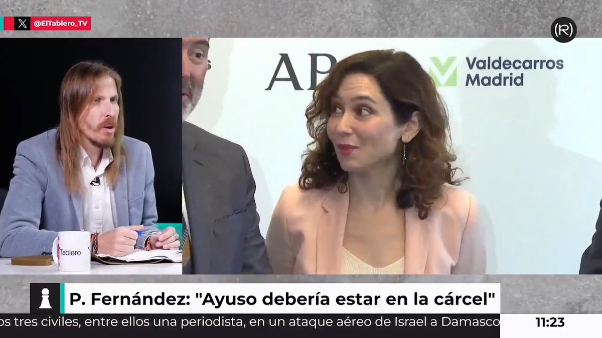 Ayuso debería estar en la cárcel por el protocolo de la vergüenza que condenó a muerte a 7.291 personas mayores en la Comunidad de Madrid. Que siga libre a de hoy es la muestra palpable que la justicia en este país no funciona. 🎥 Pablo Fernández