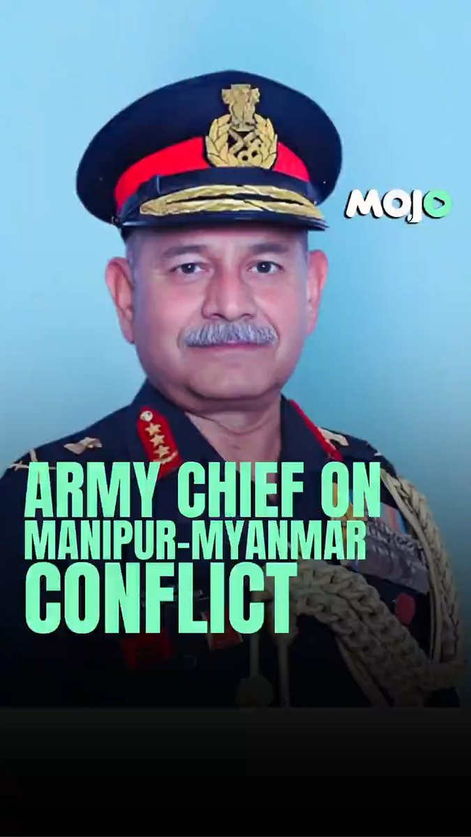 Army Chief Gen. Upendra Dwivedi highlighted ongoing tensions in Manipur, warning against misleading narratives: "We should not allow wrong narratives to be built up." He also addressed spillover violence from Myanmar and peace efforts. #Manipur #manipurcrisis