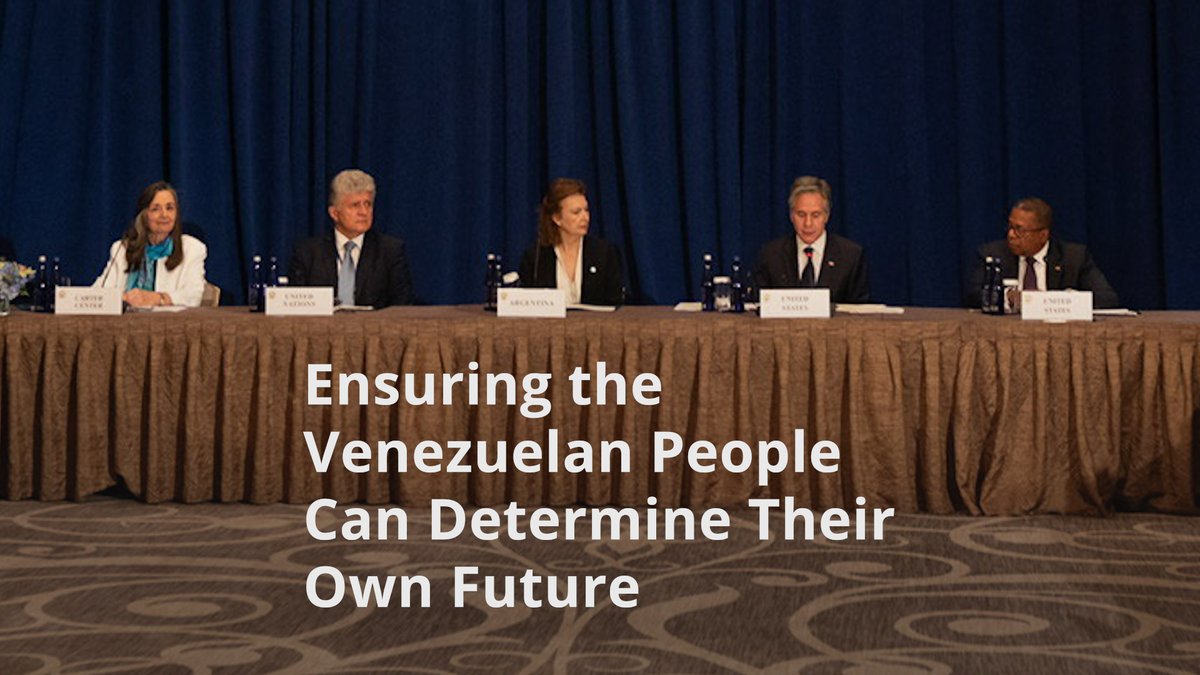 The Maduro regime may try to obscure the results, but the Venezuelan people have spoken. Now, our job is to ensure their voices are heard. — Secretary Antony Blinken addresses the U.S.’s regional and international efforts to respond to the urgent situation in Venezuela.
