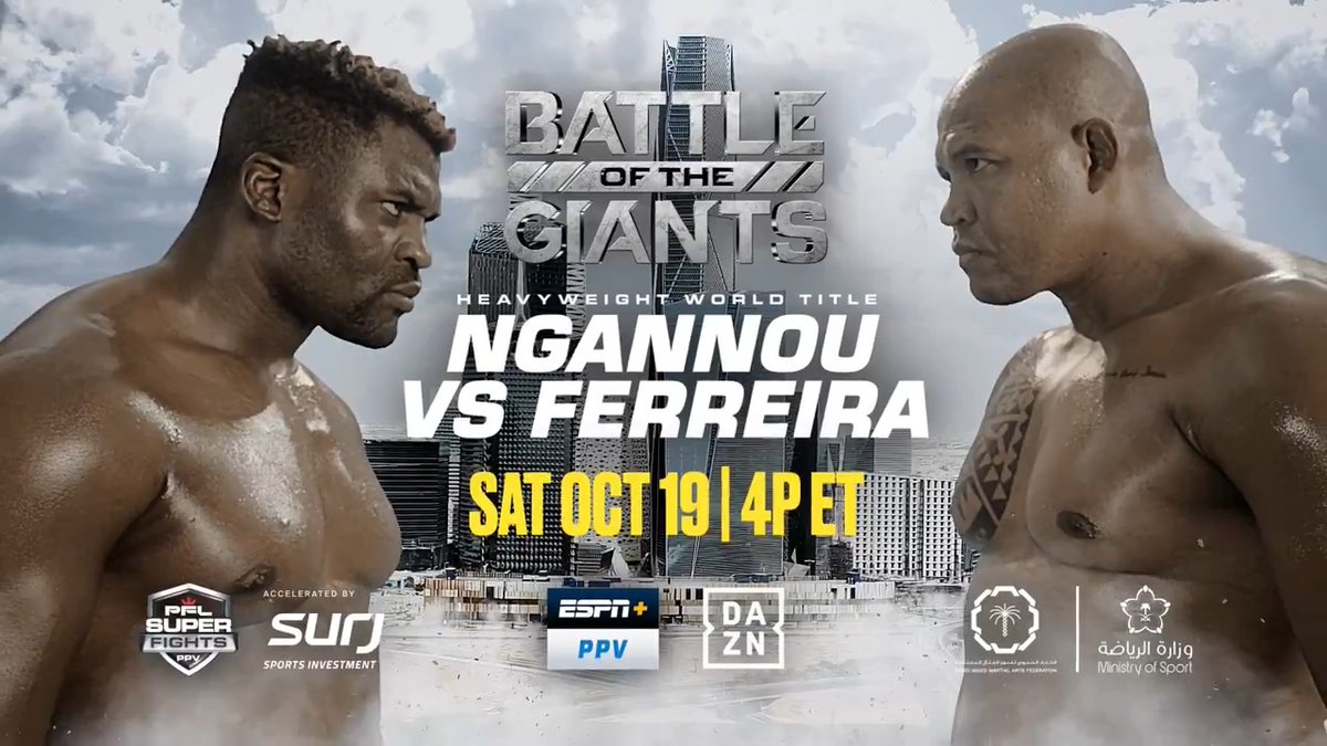 The trailer for Francis Ngannou vs Renan Ferreira just dropped 🔥🔥 🎥 PFL #MMA #BraceForImpact