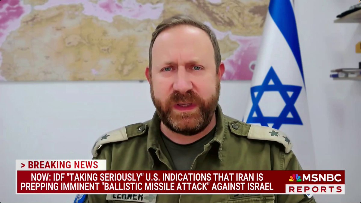 "Iran should not mess with us." IDF spokesperson Peter Lerner responds to reports that Iran is preparing to launch a ballistic missile attack against Israel.