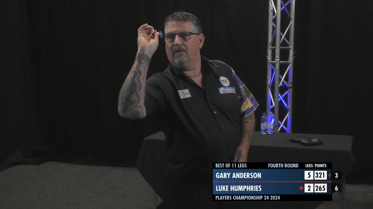 THE FLYING SCOTSMAN IS FLYING! 🚂🏴󠁧󠁢󠁳󠁣󠁴󠁿 Gary Anderson… THAT IS INSANE! The Flying Scotsman has just beaten Luke Humphries 6-2 averaging 114.41, which takes his tournament average up to a staggering 109! | #PC24