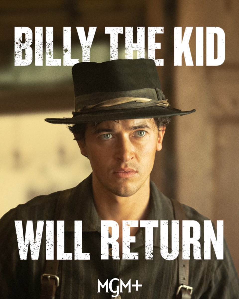 Billy will return for season 3! 🐴 #BillyTheKid MGM+