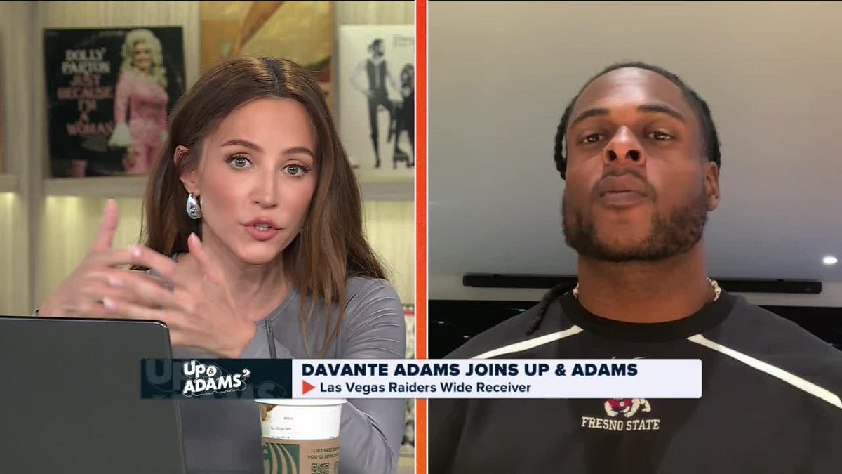 #Raiders WR Davante Adams says he hasn't heard from Antonio Pierce, who "liked" an Instagram post suggesting that Davante may have played his last down with Vegas. “There’s been no communication with anybody from the team.” (🎥 Up & Adams)