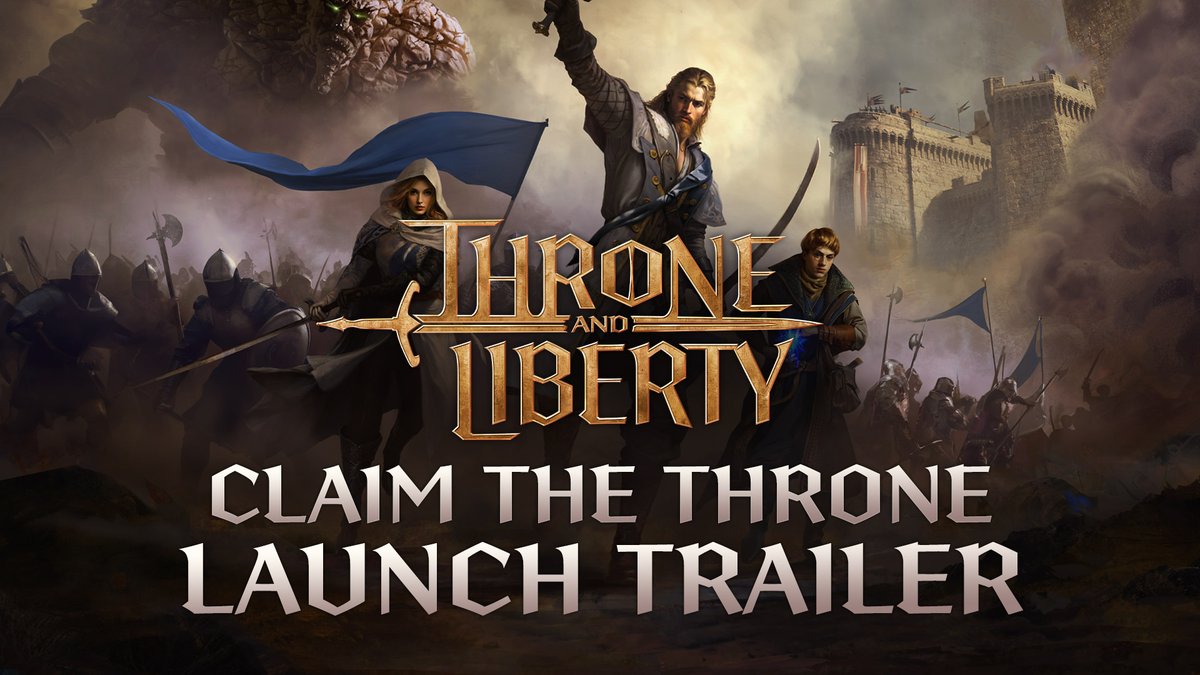 Gather your guild, prepare for battle, and claim the throne 👑 THRONE AND LIBERTY - play now on PC, PlayStation 5, and Xbox Series X|S.