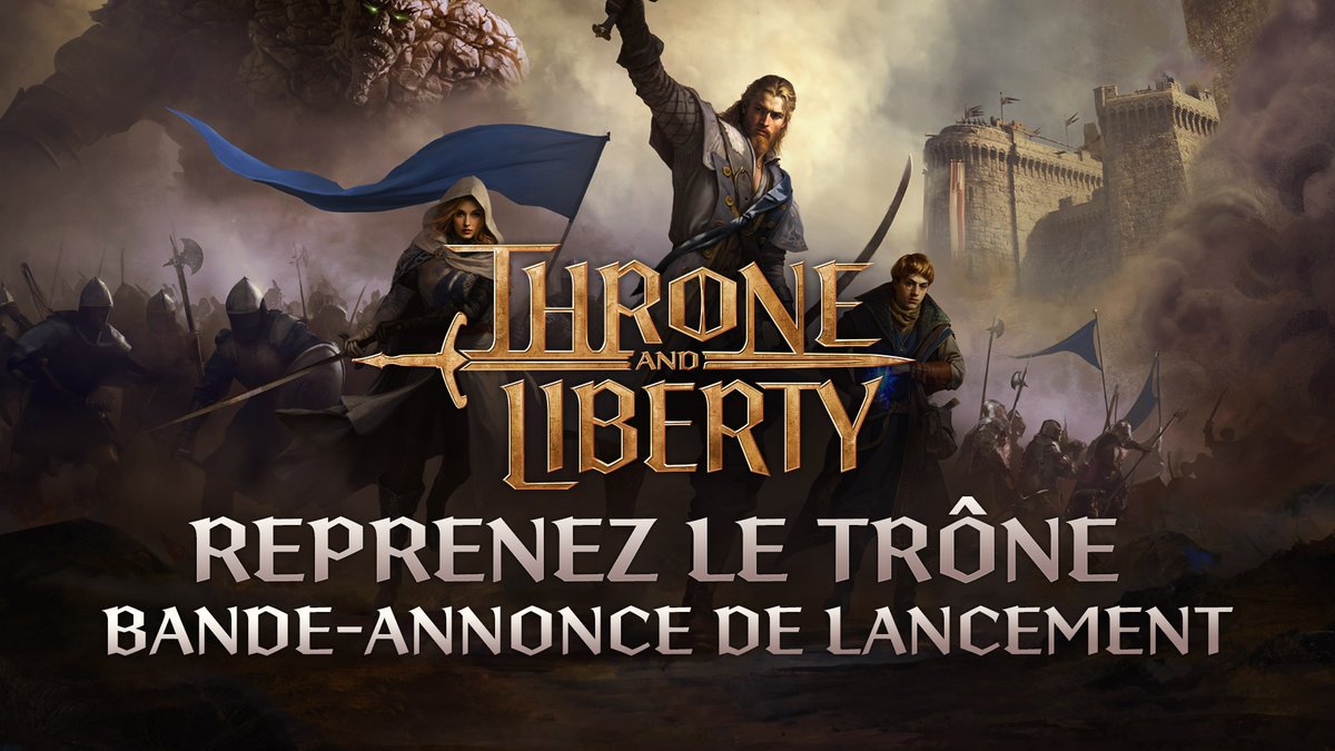 Rassemblez votre guilde, préparez-vous au combat et revendiquez le trône 👑 Jouez maintenant à THRONE AND LIBERTY sur PC, PlayStation 5 et Xbox Series X|S.