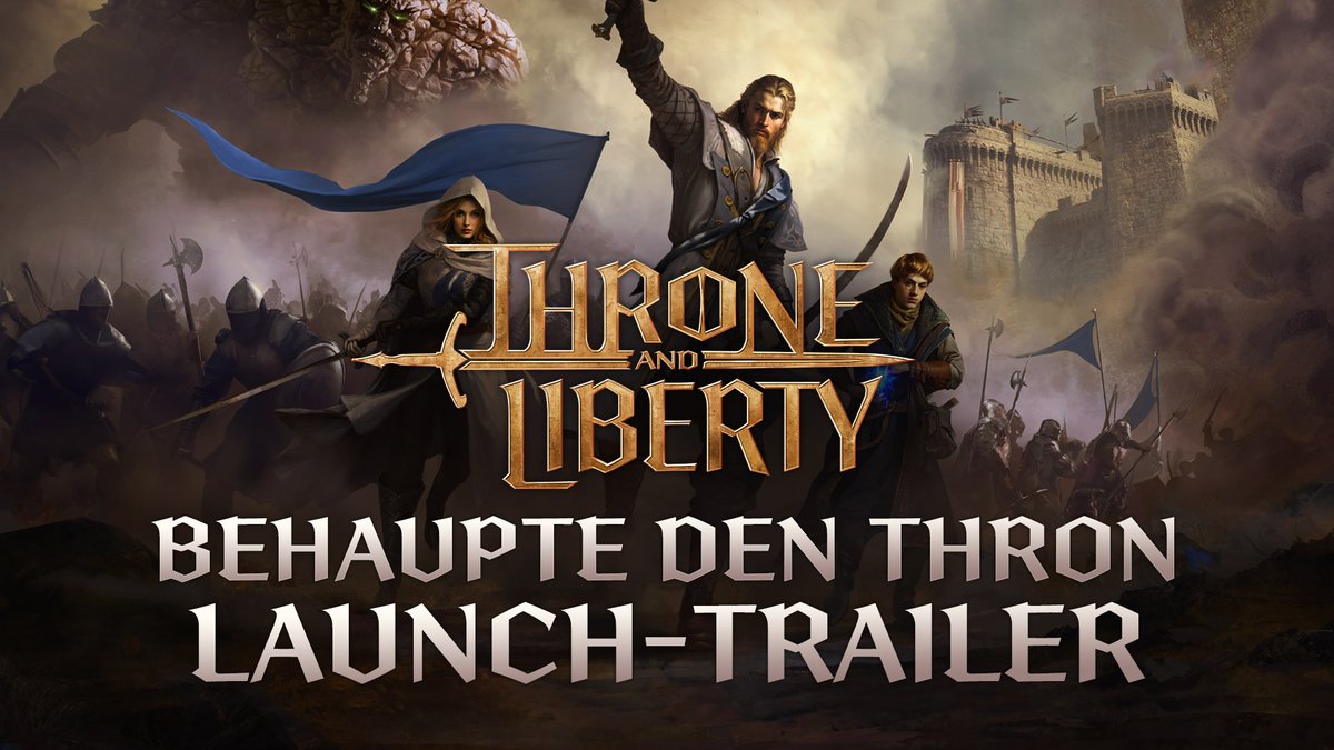 Trommet eure Gilde zusammen, bereitet euch auf den Kampf vor und erobert den Thron 👑 THRONE AND LIBERTY – jetzt auf PC, PlayStation 5 und Xbox Series X|S.