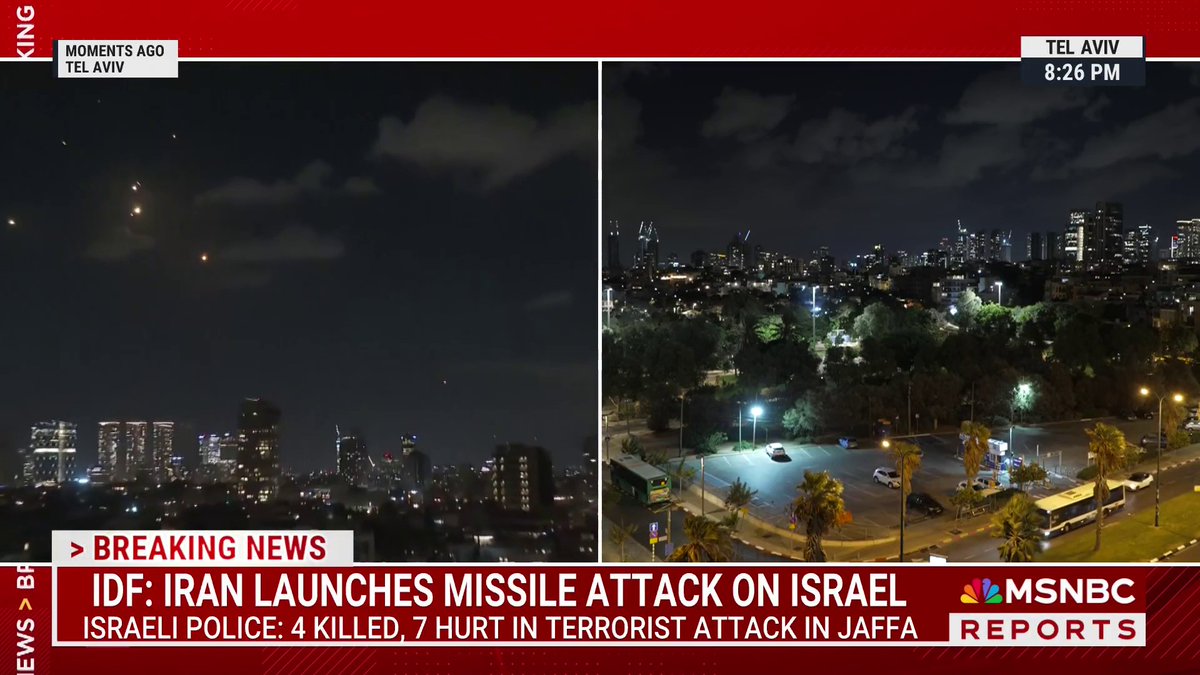 BREAKING: President Biden and Vice President Harris are monitoring the Iranian attack against Israel from the White House Situation Room and receiving regular updates from their national security team.