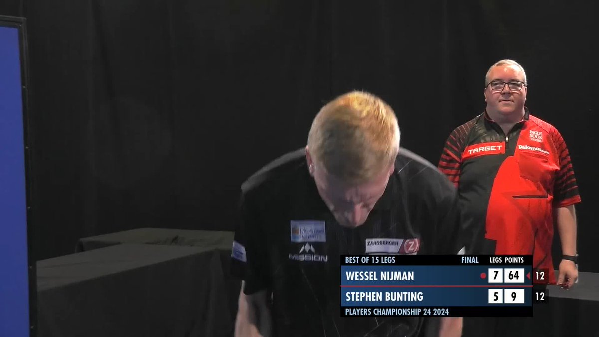 NIJMAN WINS PC24! 🏆 It's Wessel Nijman's night in Wigan, as the 24-year-old beats Stephen Bunting 8-5 to win his first Players Championship event! 📺 | #PC24