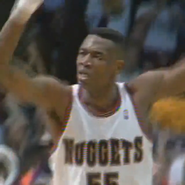 Drafted in 1991 by the Nuggets, Dikembe Mutombo racked up 3 All-Star nods and 1 DPOY in 5 seasons with the team 🔥 No. 55 will sit in Denver's rafters forever 👏