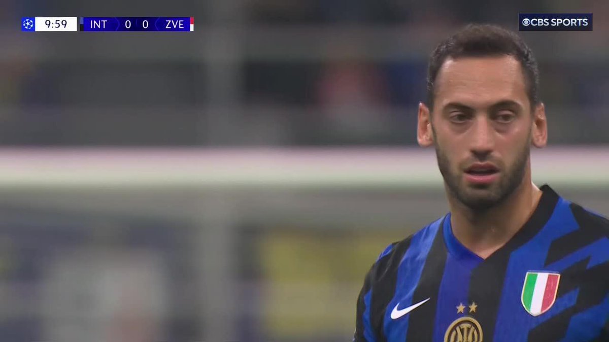 Hakan Çalhanoğlu. WOW 😱 (via CBS Sports Golazo ⚽️)