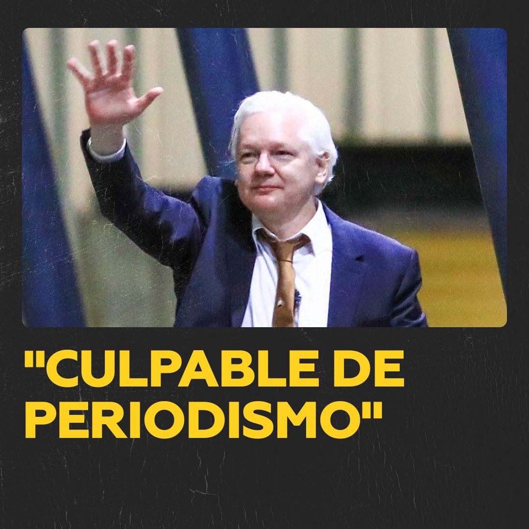 "Soy libre porque me declaré culpable de periodismo" Julian Assange realizó este martes ante el Consejo de Europa sus primeras declaraciones públicas desde su liberación de prisión. Nos lo cuenta Francisco Guaita
