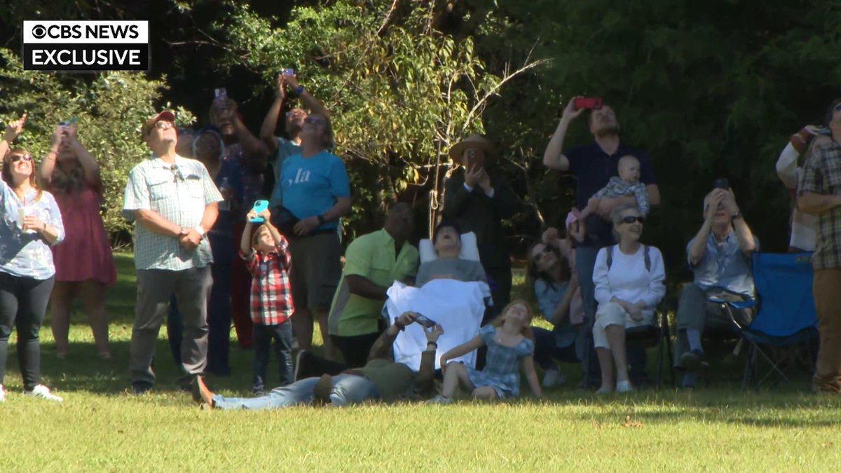 Former President Jimmy Carter celebrated his 100th birthday surrounded by family and friends in his backyard in Plains, Georgia. CBS News was there as he was wheeled outside, beneath the shade of his trees, to witness a military flyover with four fighter jets.