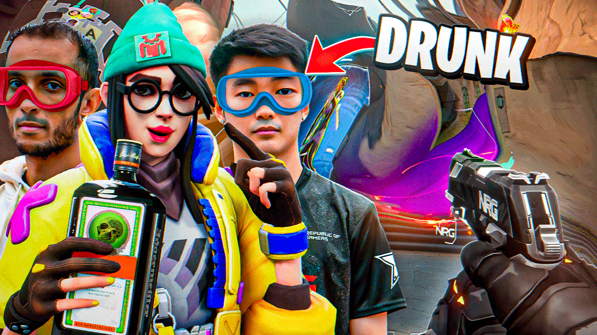 We had s0m, FNS &amp; NRG Ethan play VALORANT while drunk... well kinda.