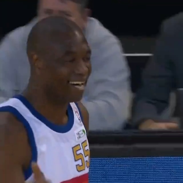 The crowd was roaring when Dikembe checked in 👏 'Mount Mutombo' surprised everyone when he took the floor in the first ever NBA Africa game back in 2015!