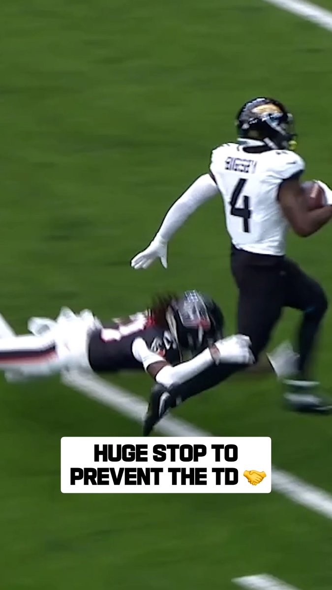 Shoutout to Houston Texans rookie King_bullock3 for showing why you shouldn't give up on a play 😤