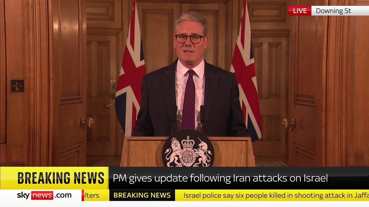Sorry this is actually insane he says: “Iran has fired 200 rockets at civilian targets in Israel” Then “It is too soon to assess this impact fully” … most preliminary analysis shows they did not target civilians but military infrastructure.