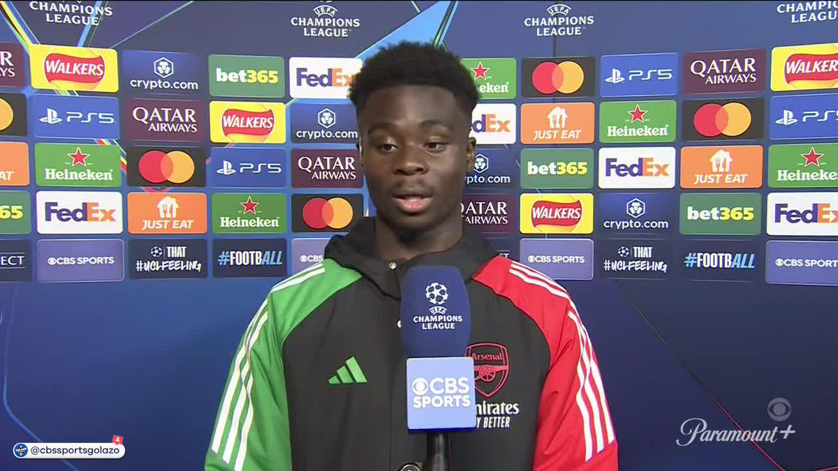 🗣️ Thierry Henry: “Do you think this season is the season for the [Premier League] title?” 🏆 🗣️ Bukayo Saka: “I don’t want to put too much pressure on us, but I do think this is the year.” 👀 🎥 CBS Sports Golazo ⚽️