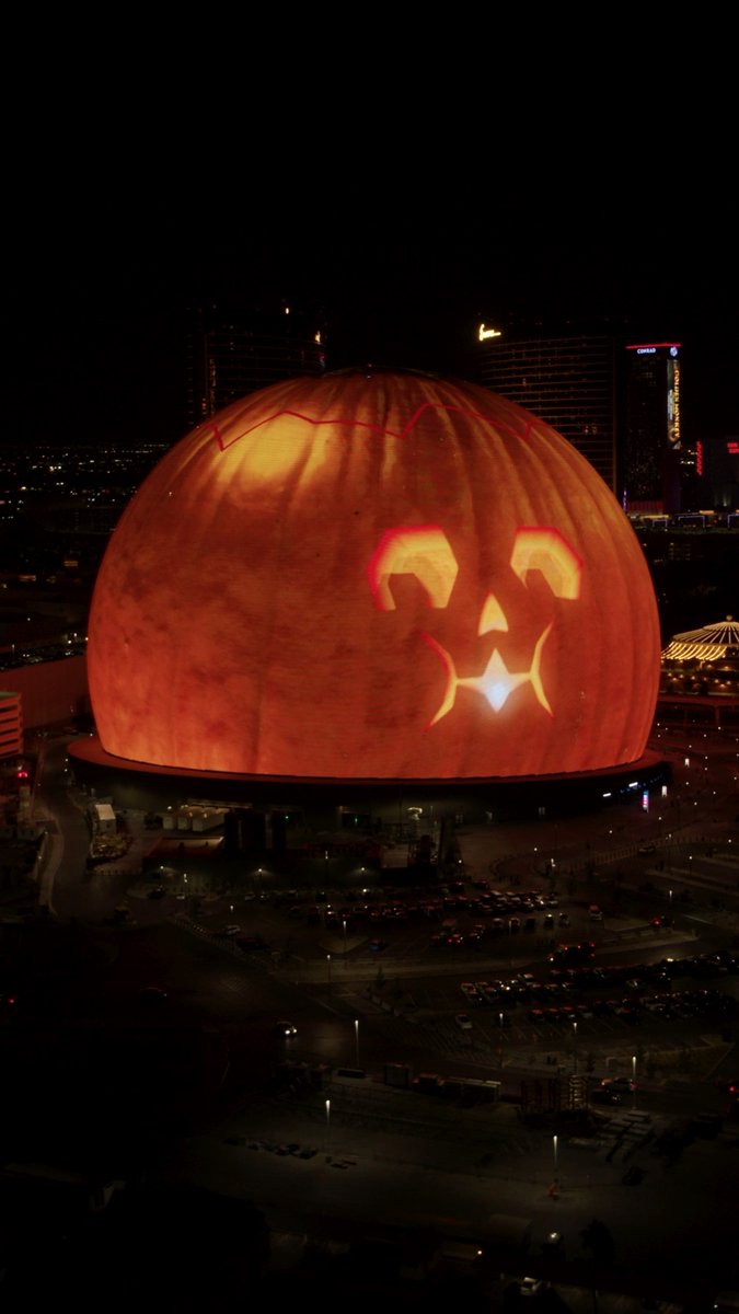 Happy October 🎃 #Sphere #Vegas
