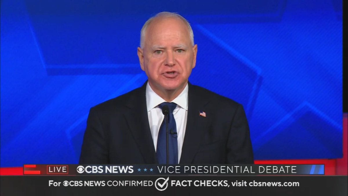 Gov. Walz: You’re hiding behind claiming ‘we're going to do all these other things for families’ when you're not proposing them in your budget. Kamala Harris is proposing them. She's proposing all those things to make life easier for families