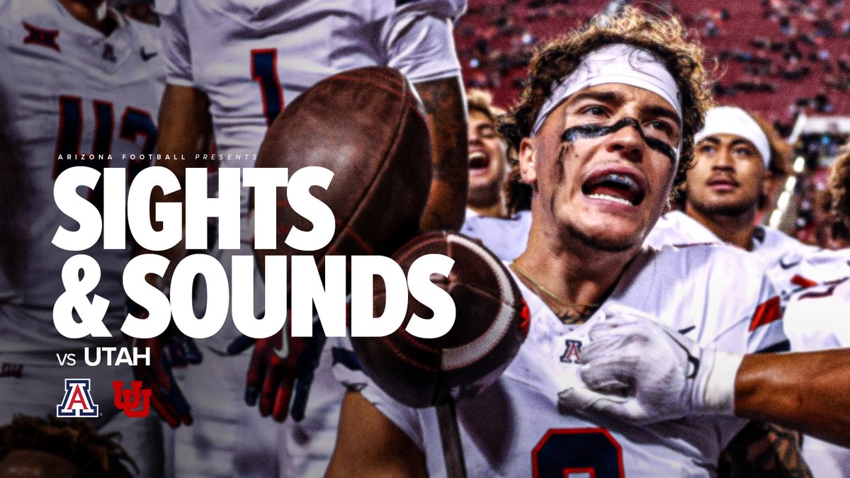 Relive the Sights & Sounds of Arizona's historic upset over #10 Utah in the program's first Big 12 Conference game