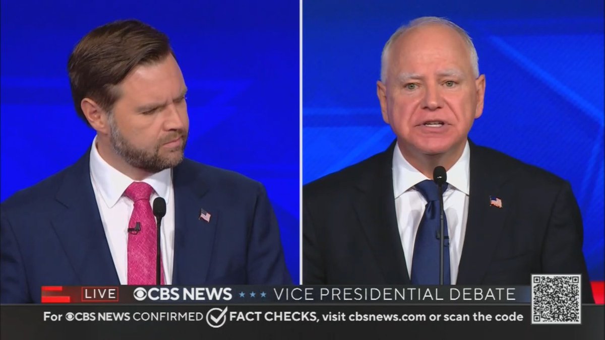 Gov. Walz: Did Donald Trump lose the 2020 election? Vance: I’m focused on the future Walz: That is a damning non-answer