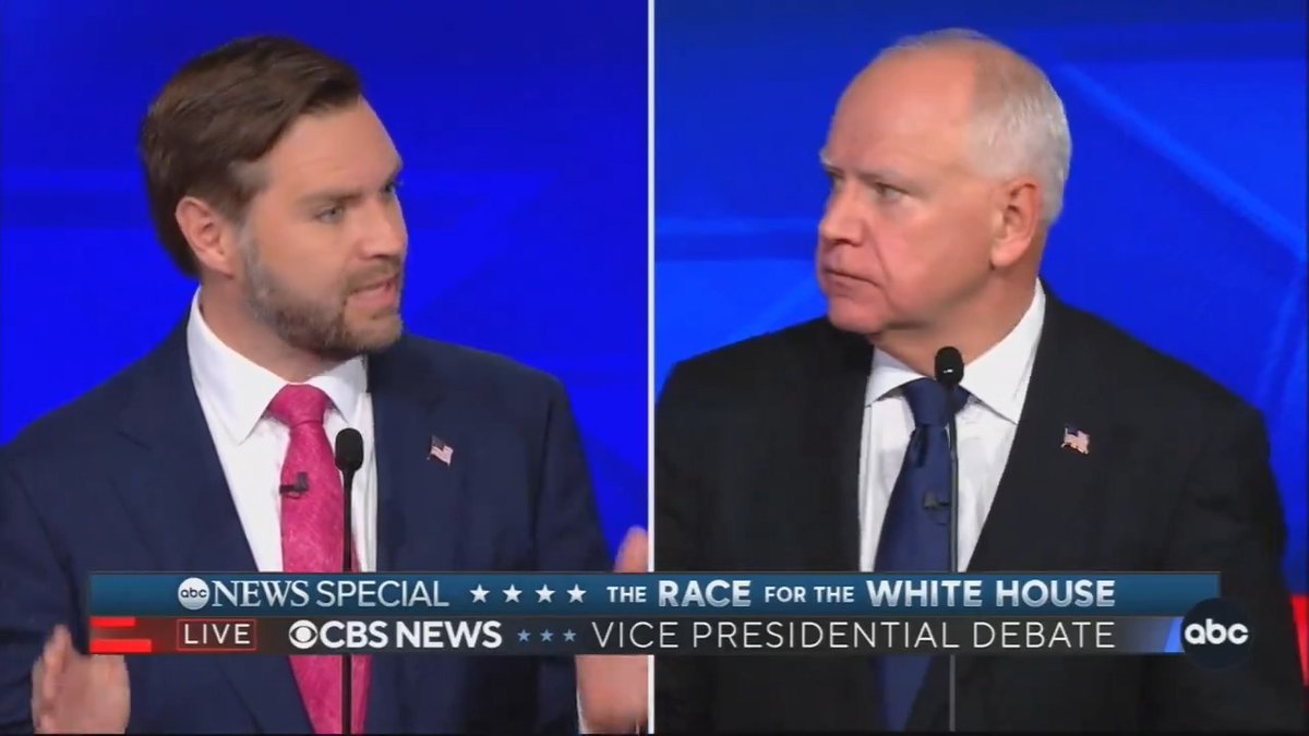 Tim Walz: Did Trump lose the 2020 election? JD Vance: Tim, I'm focused on the future.