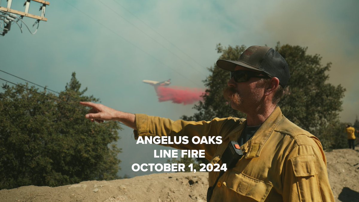 ANGELUS OAKS, CA - Today, firefighters continued work on the #LineFire with multiple strategies in place, including direct fire suppression, water drops, and retardant use. While the Line Fire was moderated by rainfall several days ago, the return of above average temperatures and lower humidities have allowed for renewed activity, specifically along the eastern flank of the fire. Structure protection is in place in Angelus Oaks, Pinezanita, and Seven Oaks. Evacuation orders exist in these areas. If you are in the area, please leave immediately. Evacuation shelters are available at Redlands East Valley High School and the Apple Valley Conference Center. #SBCoFD remains in unified command with San Bernardino National Forest, CAL FIRE BDU, and San Bernardino County Sheriff. For current evacuation status, visit San Bernardino County Sheriff's Department. For information related to the fire, please follow U.S. Forest Service - San Bernardino National Forest and visit