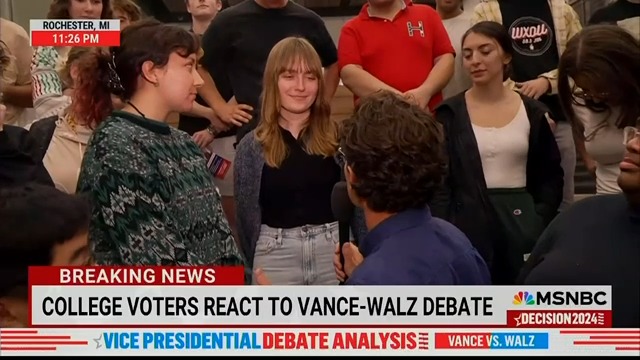 Gen Z Michigan voter: I thought Vance's answer on preventing school shootings was ridiculous. The issue is guns, not doors