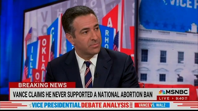 Host: Vance lied by trying to claim he never supported a national abortion ban. He lied about his positions