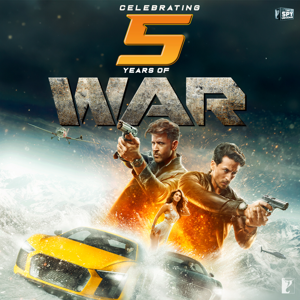 Breathtaking moments, unmatched style and pure suave! Celebrating 5 years to the epic action entertainer, War 🔥 #5YearsOfWar