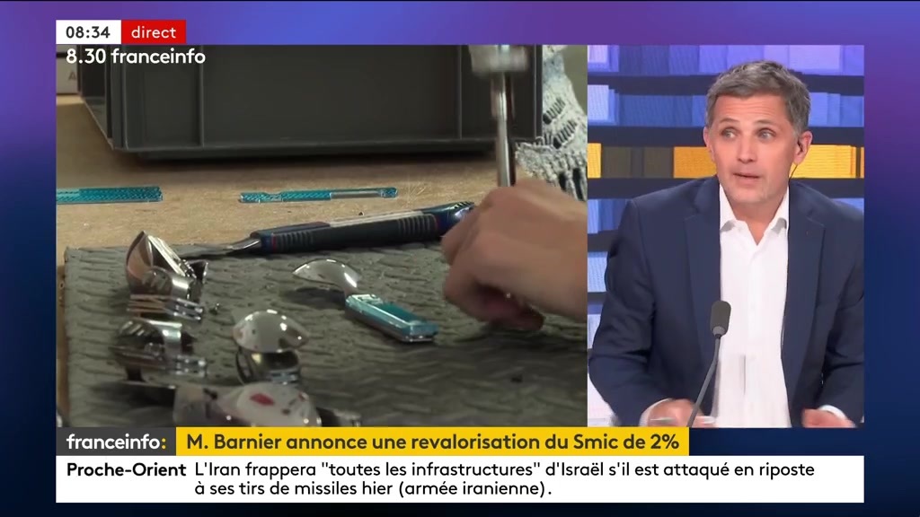 🔴 Revalorisation du smic ➡️ "Ça fait 28 euros net par mois pour chaque titulaire du smic. Donc c’est déjà quelque chose", dit Astrid Panosyan-Bouvet, ministre du Travail et de l’Emploi.