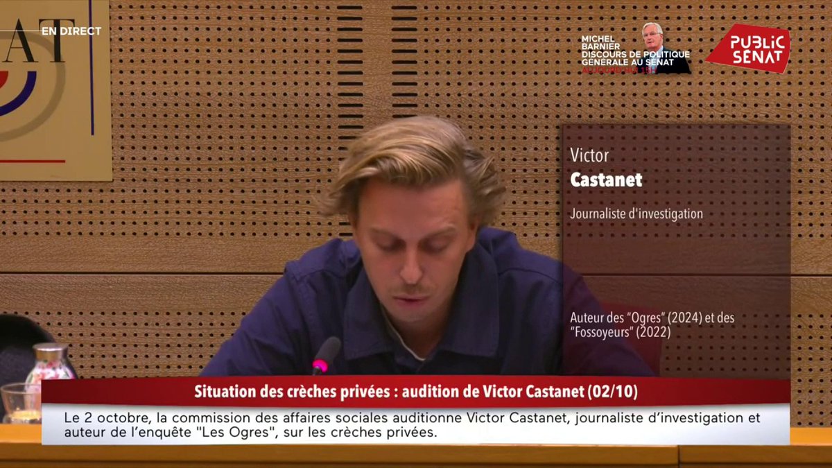 Situation des crèches privées : “Nous ne rappellerons jamais assez à quel point les 1000 premiers jours sont cruciaux pour nos enfants”, explique Victor Castanet journaliste d’investigation et auteur du de l’enquête “Les Ogres”.