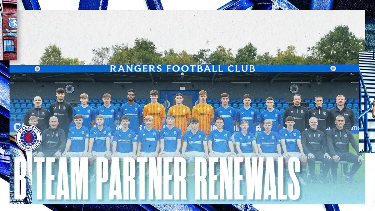 💙 #RangersFC are today pleased to announce the renewal of its partnerships with Academy and B Team sponsors for the 2024/25 season. All the info 👉
