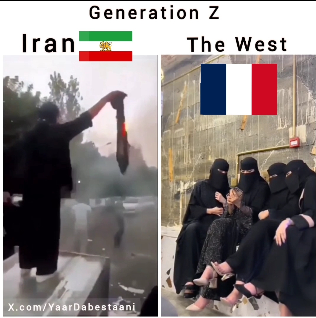 Gen Z, Iran vs. the West 👇 Israelis, Iranians, and all freedom lovers in Middle East are united against a single enemy: The murderous Islamic Republic regime.