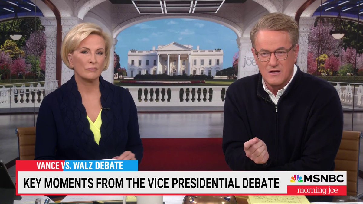 "If the goal is to make Tim Walz your Midwest neighbor, a nice guy—it's mission accomplished. Tim Walz got exactly what he needed out of this, and so did Kamala Harris." — JoeNBC on Tim Walz's 59% post-debate favorability