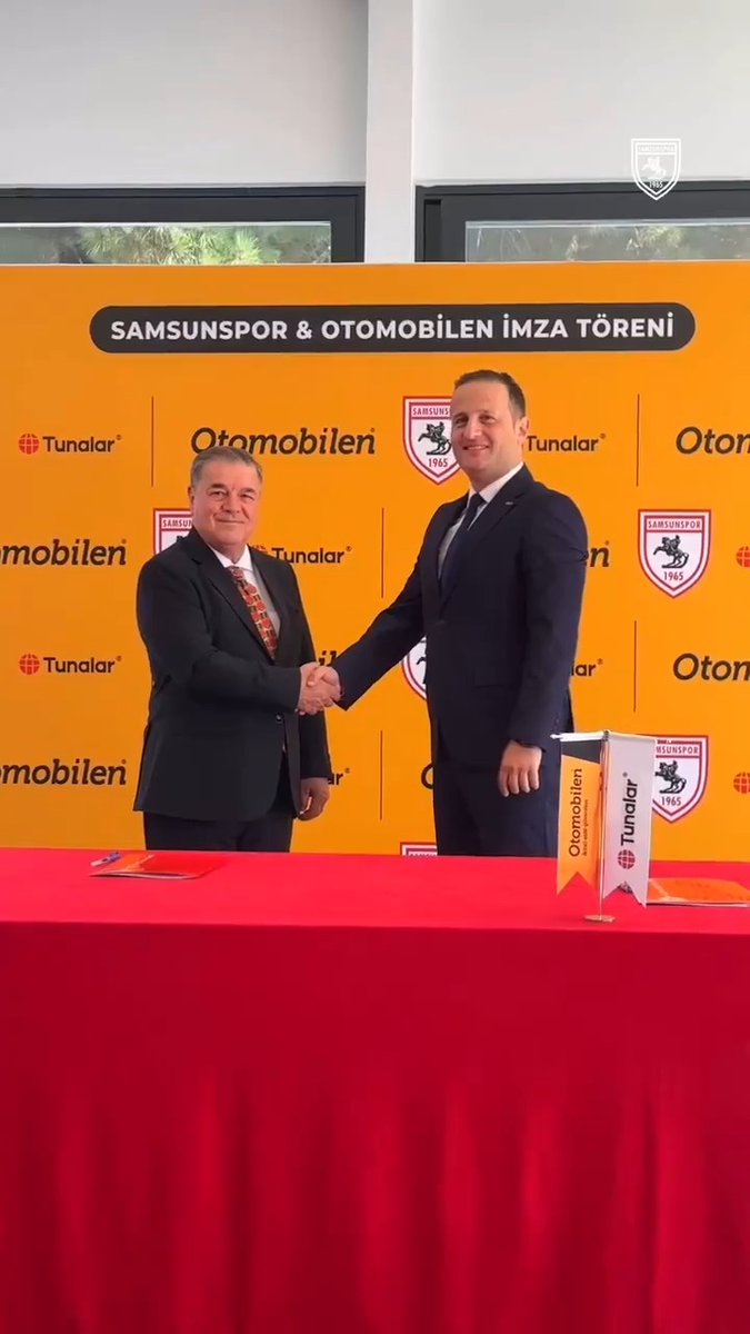 Samsunspor 🤝 Otomobilen 📎Detaylar web sitemizde. 👉 #Samsunspor