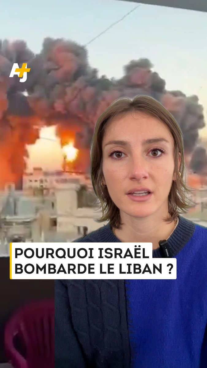Vous vous demandez pourquoi Israël bombarde le Liban ? AJ+ vous répond :