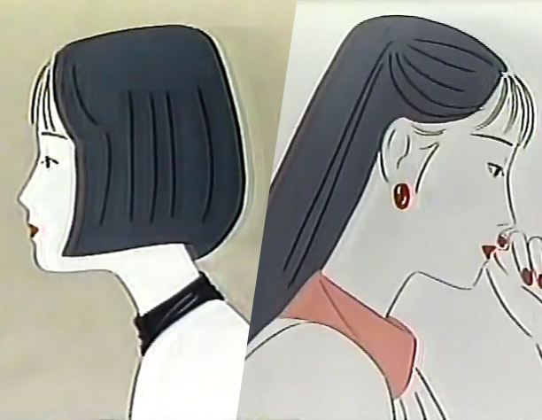 "JACCS Card" animated commercials (1987, Japan). Design : Seiichi Hayashi.