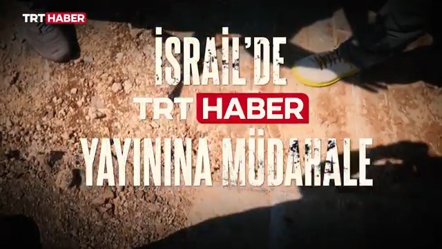 Provokatör İsraillilerden TRT ekibine küstah müdahale.