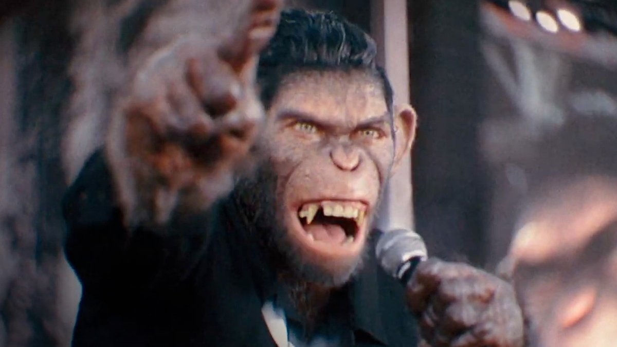 Robbie Williams is portrayed by a CGI monkey in the first teaser trailer for his biopic #BetterMan.