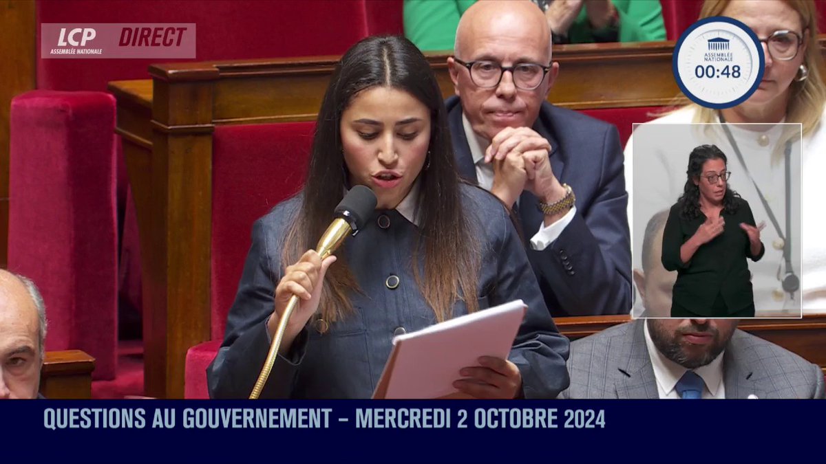 La députée Hanane Mansouri revient sur l'hommage à #Philippine perturbé par des nervis : " j'ai été insultée et menacée par des militants d'extrême gauche, et parmi eux des collaborateurs parlementaires d'un député LFI ici présent".