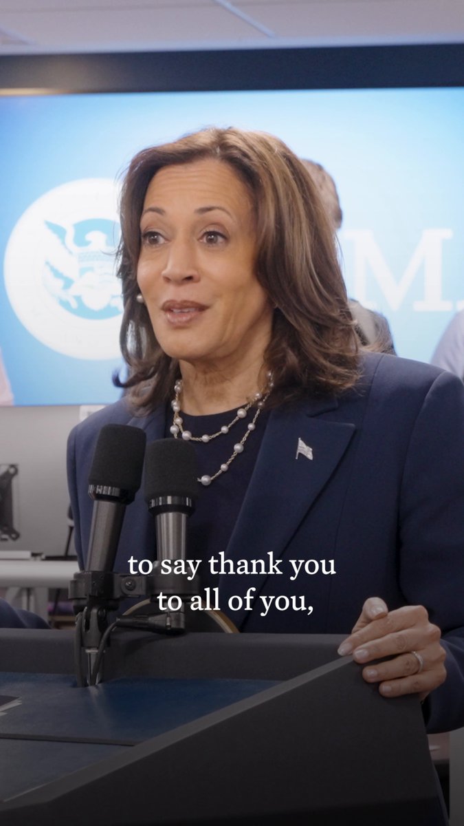 To the dedicated first responders, state and local officials, and federal personnel who are working around the clock in the wake of Hurricane Helene: Thank you. Thank you for all you do to provide resources and support to those impacted. You represent the best of our nation.